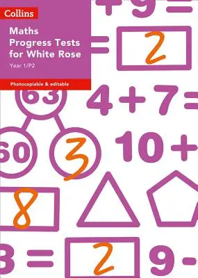 Test di avanzamento di matematica per l'anno 1/P2 per White Rose - Year 1/P2 Maths Progress Tests for White Rose