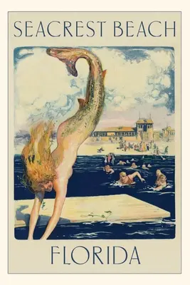 Diario d'epoca Spiaggia di Seacrest, sirena - Vintage Journal Seacrest Beach, Mermaid