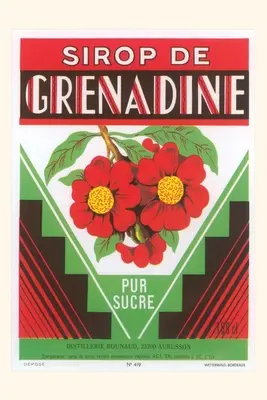 Diario d'epoca Sciroppo di granatina - Vintage Journal Grenadine Syrup