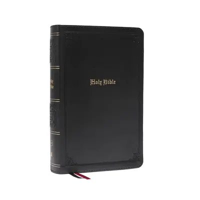 Kjv, Bibbia di consultazione a stampa grande a colonna singola, in pelle morbida, nera, lettere rosse, stampa comfort: Sacra Bibbia, Versione di Re Giacomo - Kjv, Personal Size Large Print Single-Column Reference Bible, Leathersoft, Black, Red Letter, Comfort Print: Holy Bible, King James Version