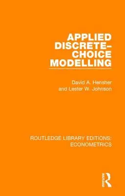 Modellazione a scelta discreta applicata - Applied Discrete-Choice Modelling