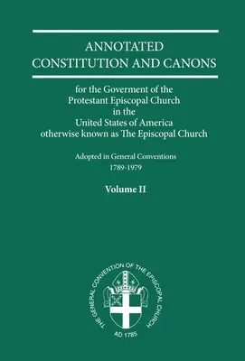Costituzioni e Canoni Annotati Volume 2 - Annotated Constitutions and Canons Volume 2