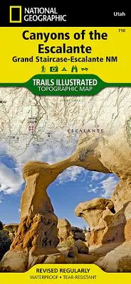 Mappa dei Canyon dell'Escalante [Monumento Nazionale Grand Staircase-Escalante] - Canyons of the Escalante Map [Grand Staircase-Escalante National Monument]