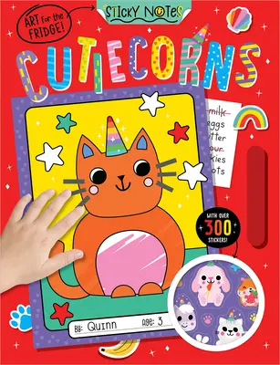 Libro da colorare Cutiecorns di Sticky Notes - Sticky Notes Cutiecorns Coloring Book