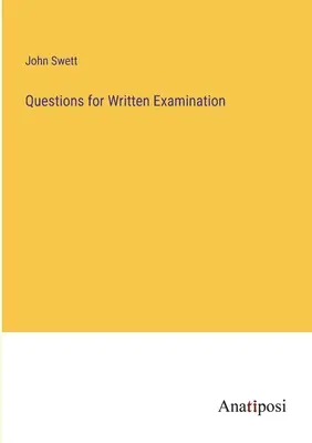 Domande per l'esame scritto - Questions for Written Examination