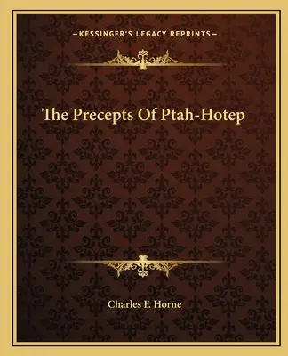 I precetti di Ptah-Hotep - The Precepts Of Ptah-Hotep