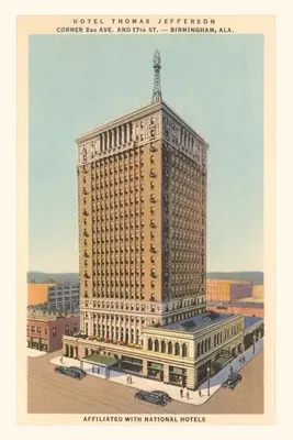 Diario d'epoca Hotel Thomas Jefferson, Birmingham, AL - Vintage Journal Hotel Thomas Jefferson, Birmingham, AL