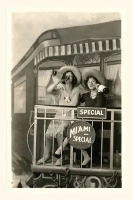 Diario d'epoca Foto turistica, treno di Miami - Vintage Journal Tourist Photo, Miami Train