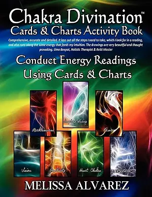 Libro di attività con carte e grafici di divinazione dei chakra - Chakra Divination Cards & Charts Activity Book