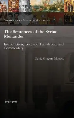 Le sentenze del Menandro siriaco - The Sentences of the Syriac Menander