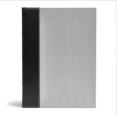Bibbia da studio CSB, Tela grigia/nera su tavola: Lettere rosse, note di studio e commenti, illustrazioni, evidenziatore a nastro, rilegatura cucita, Bibbia di facile lettura. - CSB Study Bible, Gray/Black Cloth Over Board: Red Letter, Study Notes and Commentary, Illustrations, Ribbon Marker, Sewn Binding, Easy-To-Read Bible S