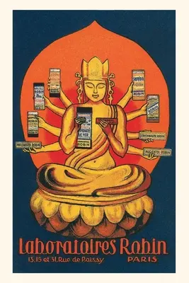 Rivista d'epoca Dio indiano a più braccia - Vintage Journal Multi-Armed Indian God