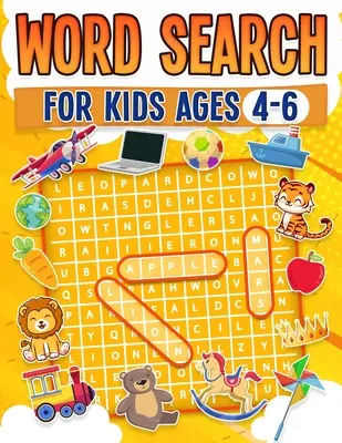 Ricerca di parole per bambini di età compresa tra 4 e 6 anni 100 divertenti enigmi di ricerca di parole per bambini Libro di attività per bambini a stampa grande Paperback - Word Search For Kids Ages 4-6 100 Fun Word Search Puzzles Kids Activity Book Large Print Paperback