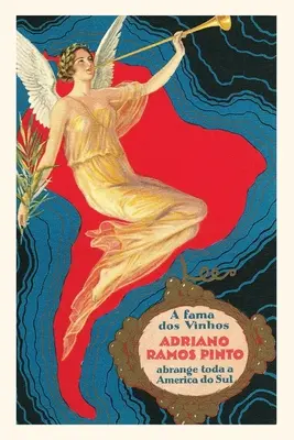 Diario d'epoca Angelo con tromba sul Sud America - Vintage Journal Angel with Trumpet over South America
