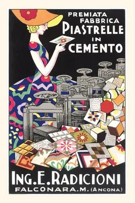 Rivista d'epoca Pubblicità di piastrelle di cemento - Vintage Journal Cement Tiles Ad