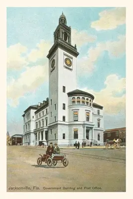 Diario d'epoca Ufficio postale, Jacksonville, Florida - Vintage Journal Post Office, Jacksonville, Florida