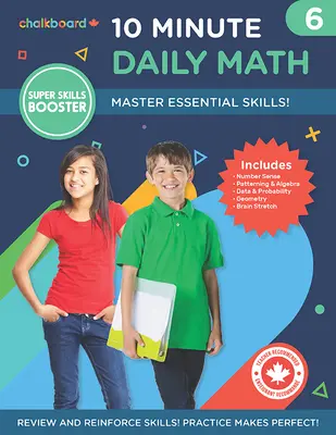Matematica canadese giornaliera in 10 minuti Grado 6 - Canadian 10 Minute Daily Math Grade 6