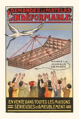 Diario d'epoca Cicogna che consegna un materasso - Vintage Journal Stork Delivering Mattress