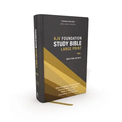 Kjv, Bibbia di studio della Fondazione, stampa grande, copertina rigida, lettere rosse, stampa comfort: Sacra Bibbia, Versione di Re Giacomo - Kjv, Foundation Study Bible, Large Print, Hardcover, Red Letter, Comfort Print: Holy Bible, King James Version