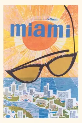 Diario d'epoca Poster di viaggio di Miami - Vintage Journal Miami Travel Poster