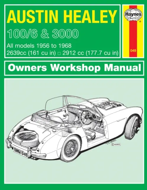 Manuale d'officina per proprietari di Austin Healey 100 - Austin Healey 100 Owners Workshop Manual