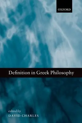 Definizione nella filosofia greca - Definition in Greek Philosophy