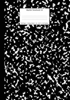 Quaderno di Marmo A4: Diario a righe College in marmo nero - Marble Notebook A4: Black Marble College Ruled Journal
