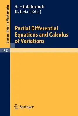 Equazioni differenziali parziali e calcolo delle variazioni - Partial Differential Equations and Calculus of Variations