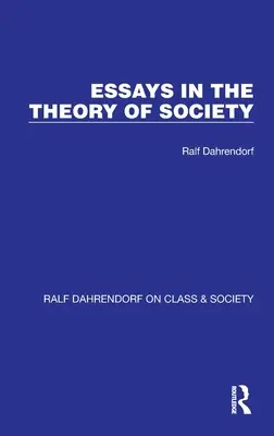 Saggi di teoria della società - Essays in the Theory of Society