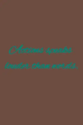Le azioni parlano più delle parole: Proverbi americani - Actions speaks louder than words.: American proverbs