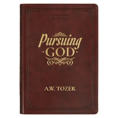Perseguire Dio, devozionale a stampa grande - Pursuing God Devotional Large Print
