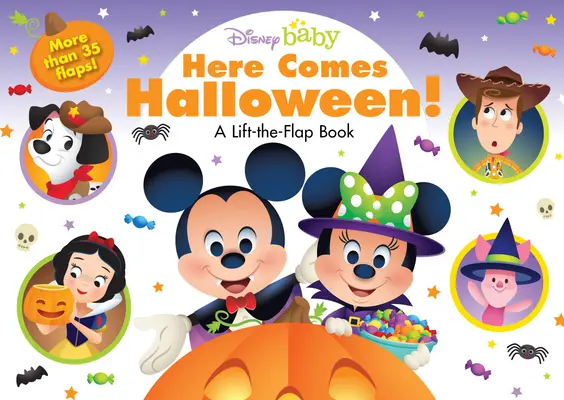 Disney Baby Arriva Halloween! Un libro da sollevare - Disney Baby Here Comes Halloween!: A Lift-The-Flap Book