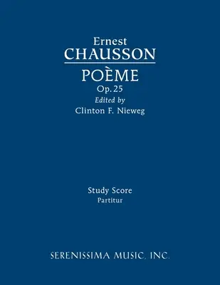 Poema, Op. 25: Partitura di studio - Poeme, Op.25: Study score