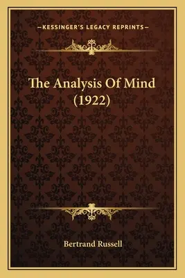 L'analisi della mente (1922) - The Analysis Of Mind (1922)