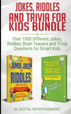 Pacchetto di barzellette, indovinelli e curiosità per bambini: Più di 1000 barzellette, indovinelli, rompicapo e domande a quiz per bambini intelligenti - Jokes, Riddles and Trivia for Kids Bundle: Over 1000 Different Jokes, Riddles, Brain Teasers and Trivia Questions for Smart Kids