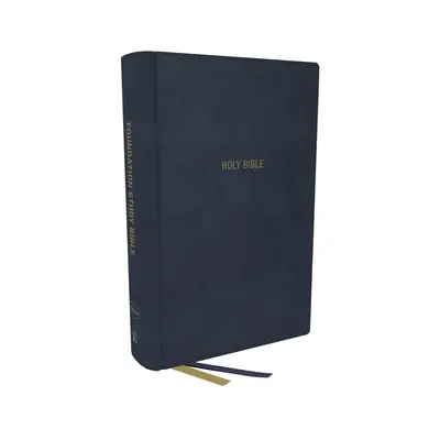 Nkjv, Bibbia di studio della Fondazione, stampa grande, pelle morbida, blu, lettere rosse, stampa comfort: Sacra Bibbia, Nuova versione di Re Giacomo - Nkjv, Foundation Study Bible, Large Print, Leathersoft, Blue, Red Letter, Comfort Print: Holy Bible, New King James Version