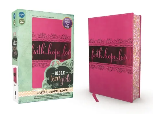 Bibbia per ragazze adolescenti-NIV: Crescere nella fede, nella speranza e nell'amore - Bible for Teen Girls-NIV: Growing in Faith, Hope, and Love
