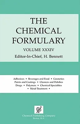 Il Formulario Chimico Vol. 34 - The Chemical Formulary Vol. 34