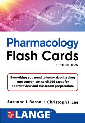 Schede Flash di Farmacologia Lange, Quinta Edizione - Lange Pharmacology Flash Cards, Fifth Edition