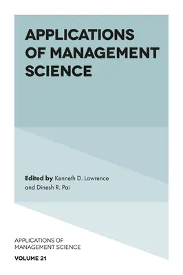 Applicazioni della scienza manageriale - Applications of Management Science
