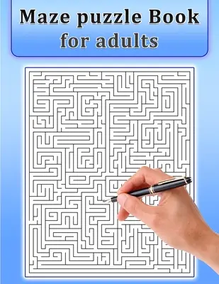 Libro di puzzle a labirinto per adulti - Maze Puzzle Book for Adults