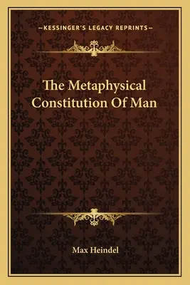 La costituzione metafisica dell'uomo - The Metaphysical Constitution Of Man