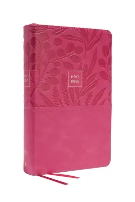 Kjv, Bibbia di riferimento personale a stampa grande a colonna singola, in pelle morbida, rosa, lettere rosse, stampa comfort: Sacra Bibbia, Versione di Re Giacomo - Kjv, Personal Size Large Print Single-Column Reference Bible, Leathersoft, Pink, Red Letter, Comfort Print: Holy Bible, King James Version