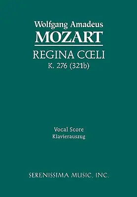 Regina Coeli, K.276 / 321b: Partitura vocale - Regina Coeli, K.276 / 321b: Vocal score