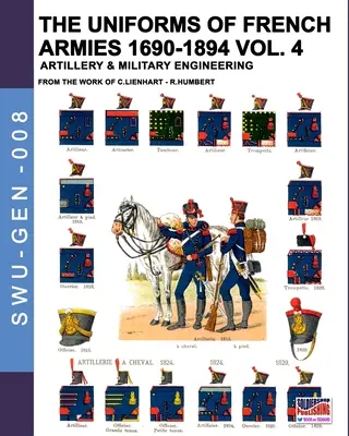Le uniformi degli eserciti francesi 1690-1894 - Vol. 4: Artiglieria e ingegneria militare - The uniforms of French armies 1690-1894 - Vol. 4: Artillery and military engineering