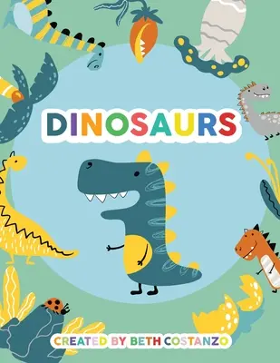 Quaderno di attività sui dinosauri per bambini 3-6 anni - Dinosaurs Activity Workbook for Kids 3-6
