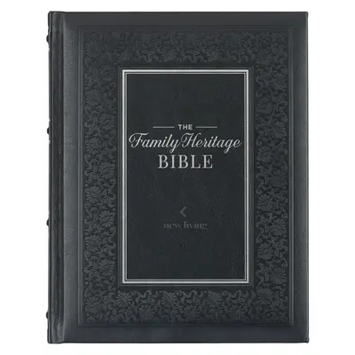 Bibbia NLT Family Heritage, Bibbia devozionale per la famiglia a stampa grande per lo studio, Bibbia Sacra della Nuova Traduzione in finta pelle con copertina rigida, interac - NLT Family Heritage Bible, Large Print Family Devotional Bible for Study, New Living Translation Holy Bible Faux Leather Hardcover, Additional Interac