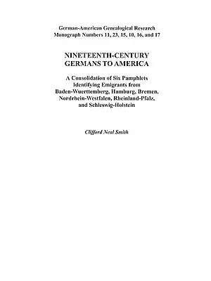 Tedeschi in America nel XIX secolo - Nineteenth-Century Germans to America