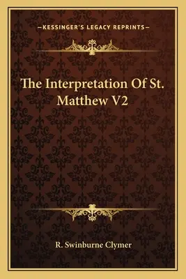 L'interpretazione di San Matteo V2 - The Interpretation Of St. Matthew V2
