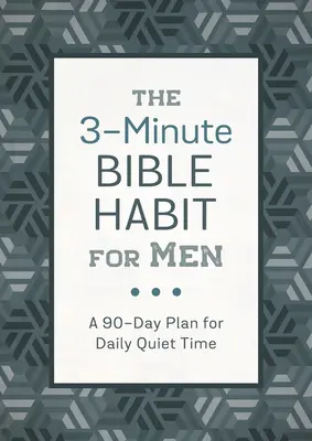 L'abitudine biblica in 3 minuti per gli uomini: Un piano di 90 giorni per lo studio quotidiano delle Scritture (Sanford (deceduto) David) - The 3-Minute Bible Habit for Men: A 90-Day Plan for Daily Scripture Study (Sanford (Deceased) David)